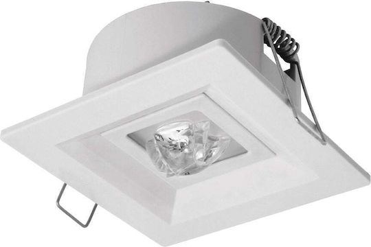 Awex Μονό LED Σποτ σε Λευκό Χρώμα