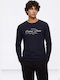 Justice Langarmshirt Navyblau