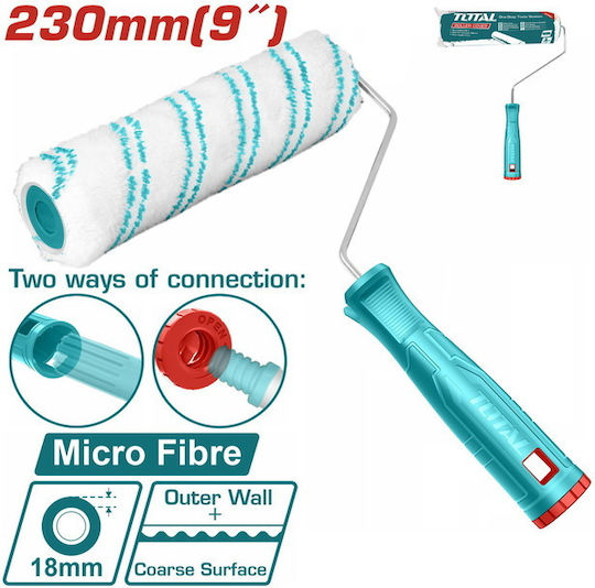 Rolă de Vopsit Total 230 mm pentru Pereți Exteriori Profesional Thrht042302
