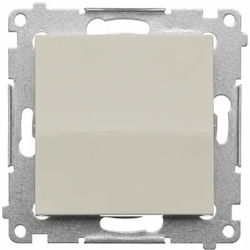 Schneider Electric Waterproof Recessed One-Way Wall Switch with Frame