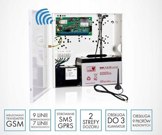 MW Power Autonome Drahtlose Alarmanlage (GSM)