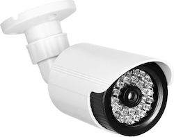 Dummy CCTV-Überwachungskamera mit LED-Beleuchtung zur Wandmontage, Batteriebetrieb mit 2 × AA, Weiß Cd-8/w Virone Dummy CCTV-Überwachungskamera mit LED-Beleuchtung zur Wandmontage, Batteriebetrieb mit 2 × AA, Weiß Cd-8/w Virone