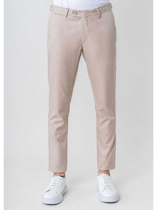 Pantaloni Chino Elastici Bej