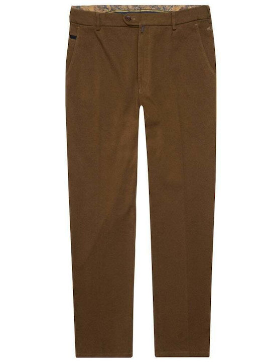 Meyer Hosen Bonn Herren Stretchhose Dunkelbeige