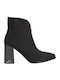 Suede Women's Ankle Boots Black