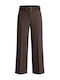 Women's Fabric Trousers in Slim Fit Beige