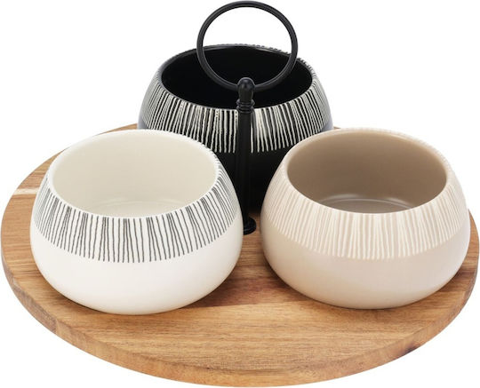 Excellent Houseware Etagere aus Holz 4 Stück