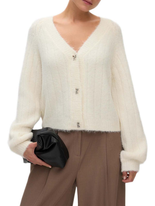 Vero Moda Γυναικεία Ζακέτα Πλεκτή με Κουμπιά Birch