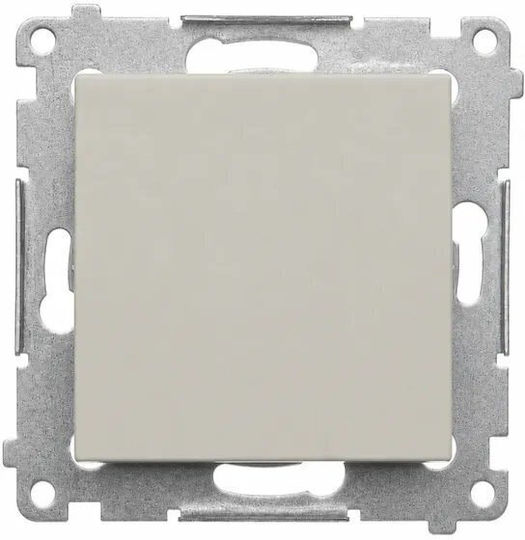 Kontakt-Simon Waterproof Recessed Wall Switch with Frame, Intermediate