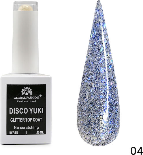 Disco Yuki Топ лак / База за гел 15 ml 04