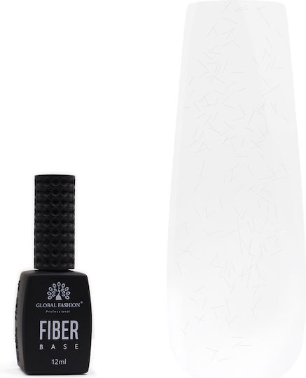 Fiber Base Coat / Top Coat για Απλά Βερνίκια 12ml Прозрачен