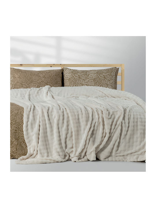 Lino Home Kvall Single Blanket 160x220 cm Off W...