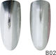 Global Fashion Mirror Silver B02 Nail Polish