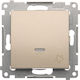 Kontakt-Simon Recessed Wall Switch Without Frame Gold