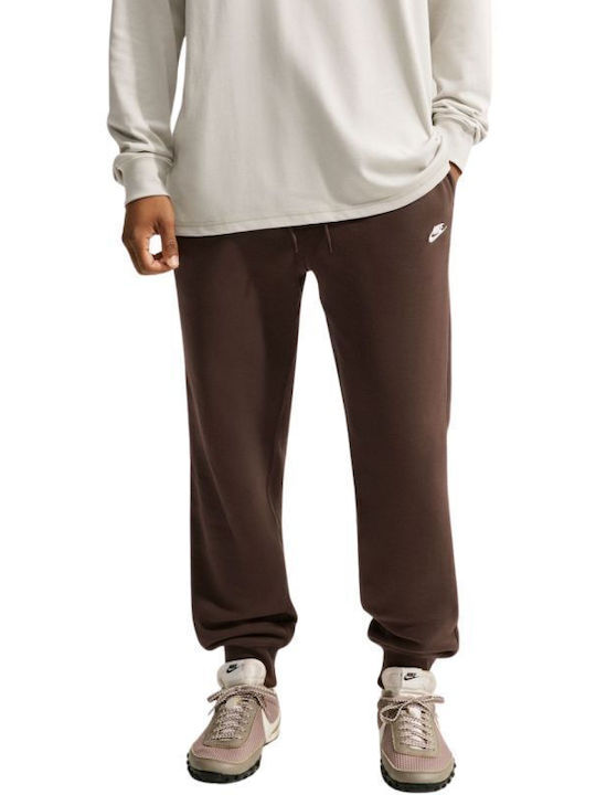 Nike Club Jogginghose mit Elastikbund Braun