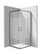 Deante Duschkabine mit Schiebetür 80x80cm Mattem Chrom 5908322047558
