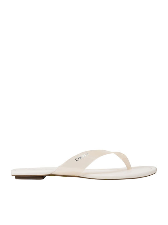 DKNY Flache Sandalen für Damen Ecru