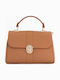Brown Leather Women's Shoulder Bag