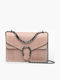 Leather Women’s Shoulder Bag Suede Pink