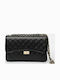 Black Leather Women's Shoulder Bag