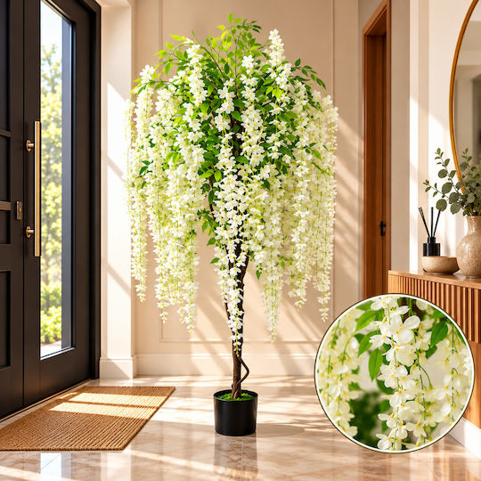Künstliche Dekorative Pflanze 170 cm Artificial Bean Topf Galifas 449814 Galifas Künstliche Dekorative Pflanze 170 cm Artificial Bean Topf Galifas 449814 Galifas