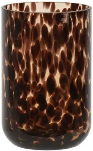 Lumarko Set of Brown Glass Vases Ø13xH20cm Lumarko Set of Brown Glass Vases Ø13xH20cm