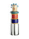 Leonardo Decorative Glass Vase Multicolour x11xH35cm