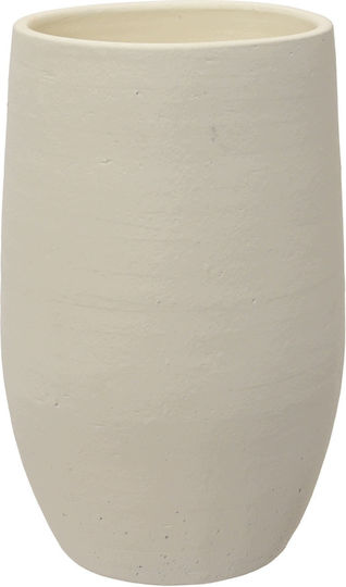 Lumarko Decorative Ceramic Vase Orange 22x22xH40cm