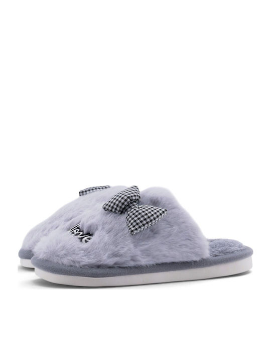Love4shoes Gray Kinderhausschuhe