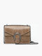 Leather Women's Shoulder Bag Suede Brown