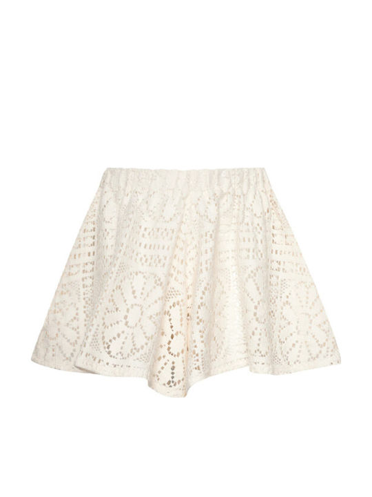 Kids Fabric Shorts/Bermuda White