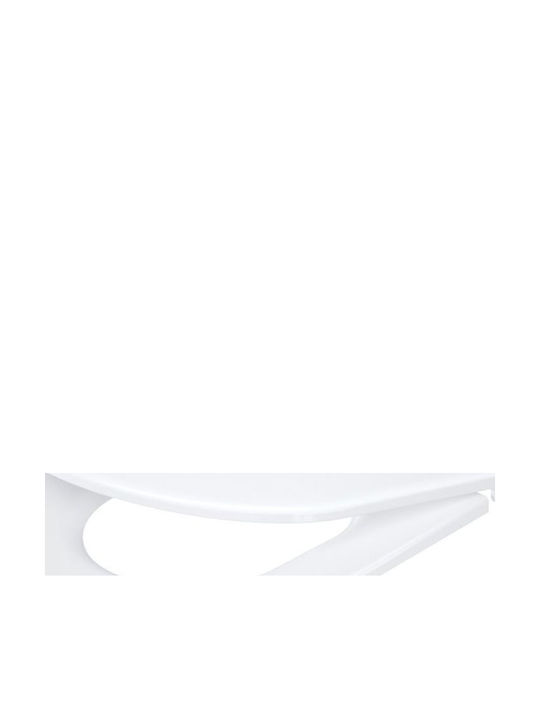 Deante Καπάκι Λεκάνης Slim Soft Close Πλαστικό 44.4x36.5cm Λευκό