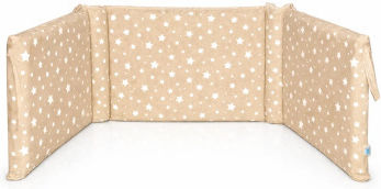 Baby Star Stars Crib Bumper Braided Inner Beige 40cm 7101.M.LE.A