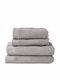 Zone Denmark Bath Towel Set 4 pcs Grey 600 g/m² Weight