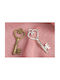 Giannopoulos Silver Metal Key Lucky Charm