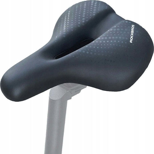 Rockbros Black Bicycle Saddle 240 x 195 mm