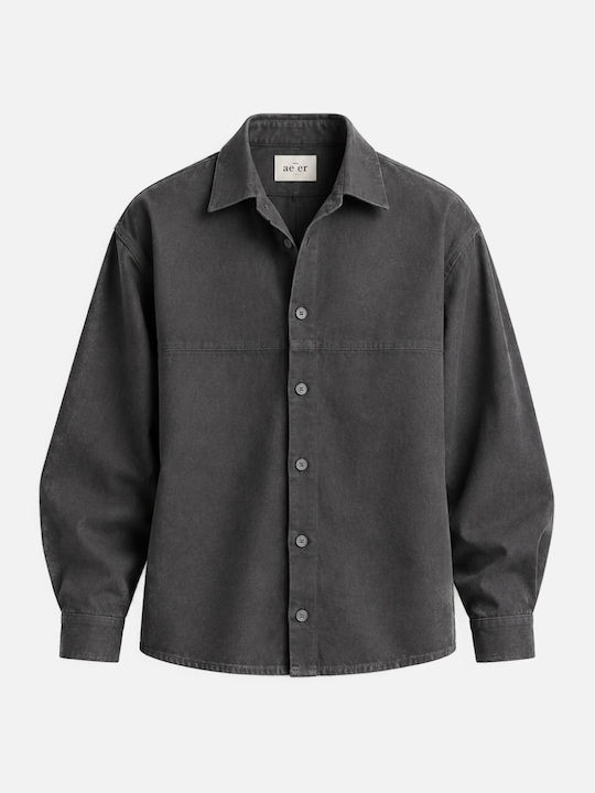 Ae Er Τζιν Overshirt Grey Stone