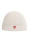 Women's Knitted Beanie in Ecru