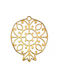 Adorex Talisman Norocos Rodie Auriu din Metal 6.5x8cm