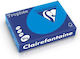 Hârtie Clairefontaine A4, 80 g/m², Culoare Intensă, 500 de Foi, Top de Hârtie, Albastru Intens