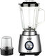 Blender with Glass Jug 1.5 lt 1000W Silver R2835