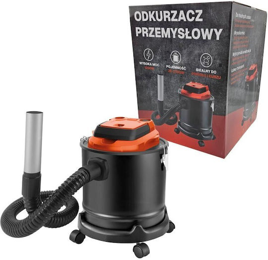 Powerlink Прахосмукачка за Мокро/Сухо Почистване 1200 W с Пластмасов Контейнер 20 л Черна