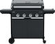 Select 4 LS Plus Gasgrill mit 4 Brennern 12 kW und Seitenbrenner 2,3 kW
