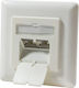 LogiLink Aufputz RJ45-Dose 2 Ports FTP-Kabel "np0021"