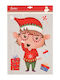 Christmas Window Sticker Elf 41cm Kaemingk Km-460262-1