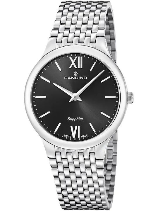 Candino Мъжки часовник 39 mm на батерия със сре...