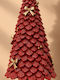 Weihnachtlicher Dekorationsbaum 36 cm Rot