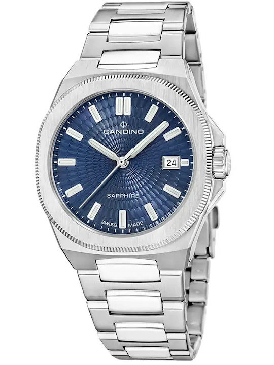 Candino Мъжки Часовник 39.5mm На Батерия със Ср...