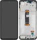 Genuine LCD Screen Touch Mechanism Frame Xiaomi Redmi 13 4G Redmi 13 5G Poco M6 – Black Service Pack