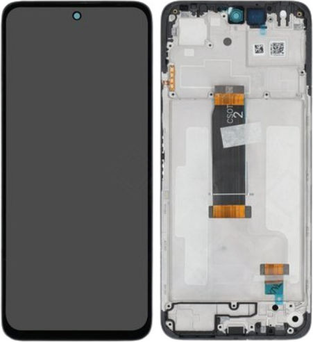 Genuine LCD Screen Touch Mechanism Frame Xiaomi Redmi 13 4G Redmi 13 5G Poco M6 – Black Service Pack